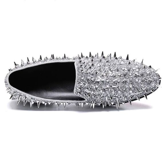 Men\'s Sz 13 Formal Rivet spike for rock club night singer, prom, weddings, etc main image 4